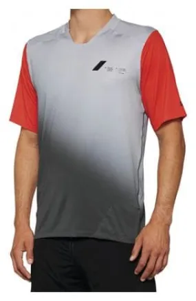 100% Celium Grey / Racer Red Jersey