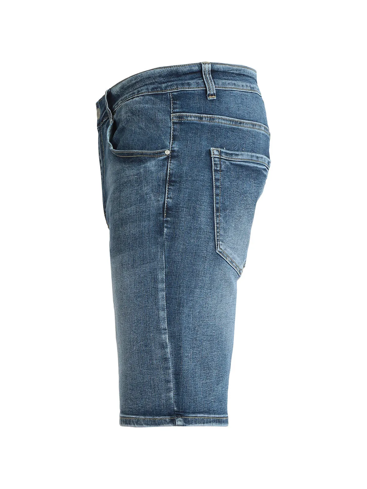 3-D Jeans Bermuda en jean homme grandes tailles