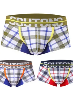 3 Pcslot Intimo Uomo Cotone Cueca Boxer Calzoncillos Mutande Pantaloncini Para Hombre Boxer