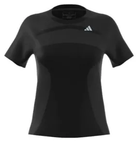 adidas running Adizero Short Sleeve Jersey Black Women's