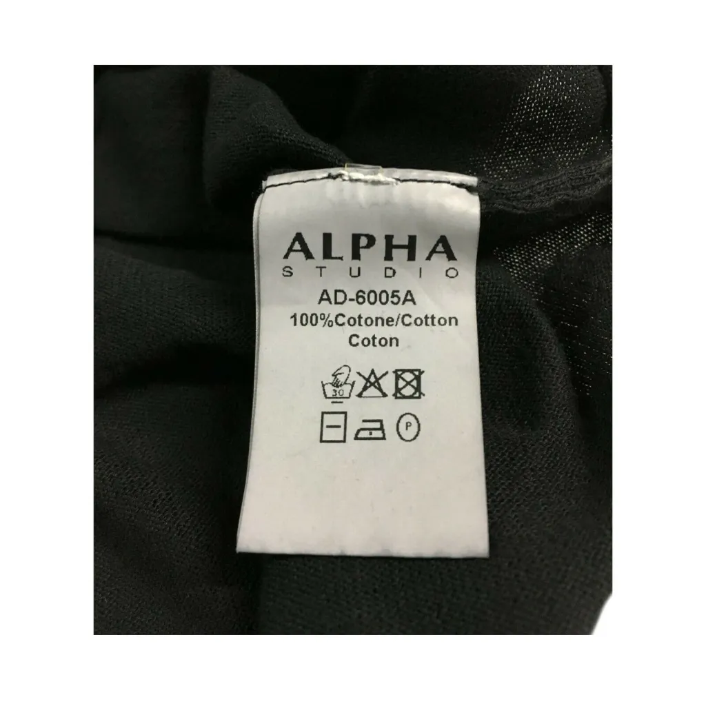 ALPHA STUDIO Maglia donna doppio scollo a V art AD-6005A 100% cotone