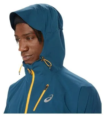 Asics Fujitrail Waterproof Jacket Blue