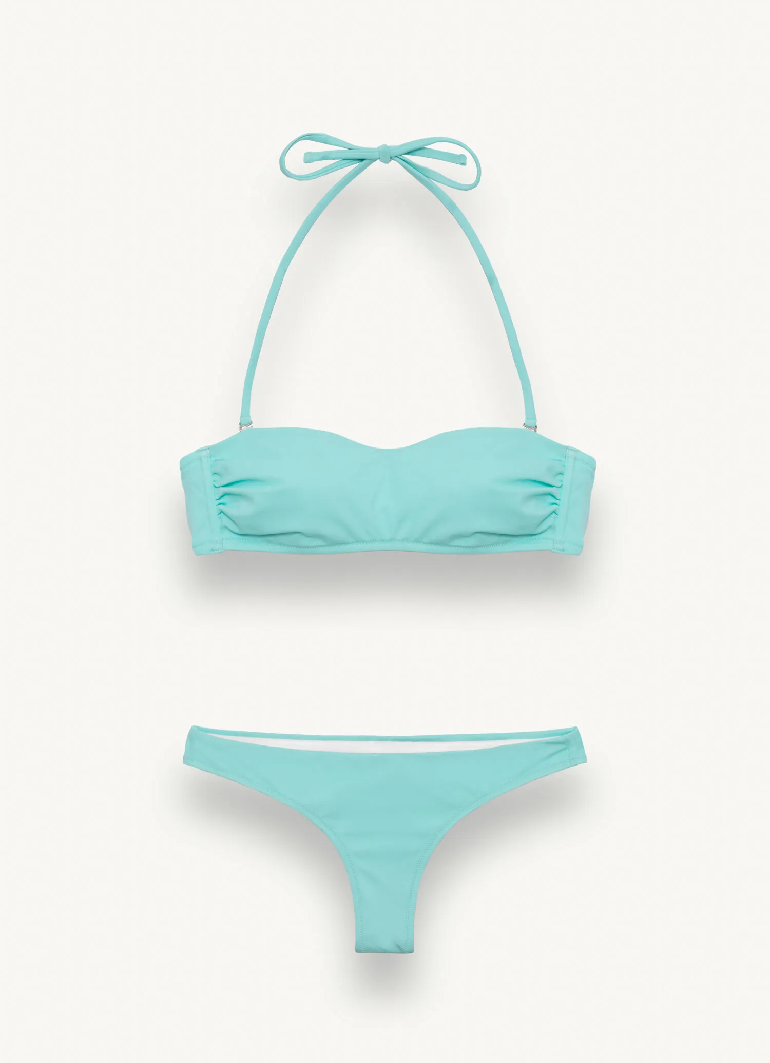 Bikini with removable shoulder straps