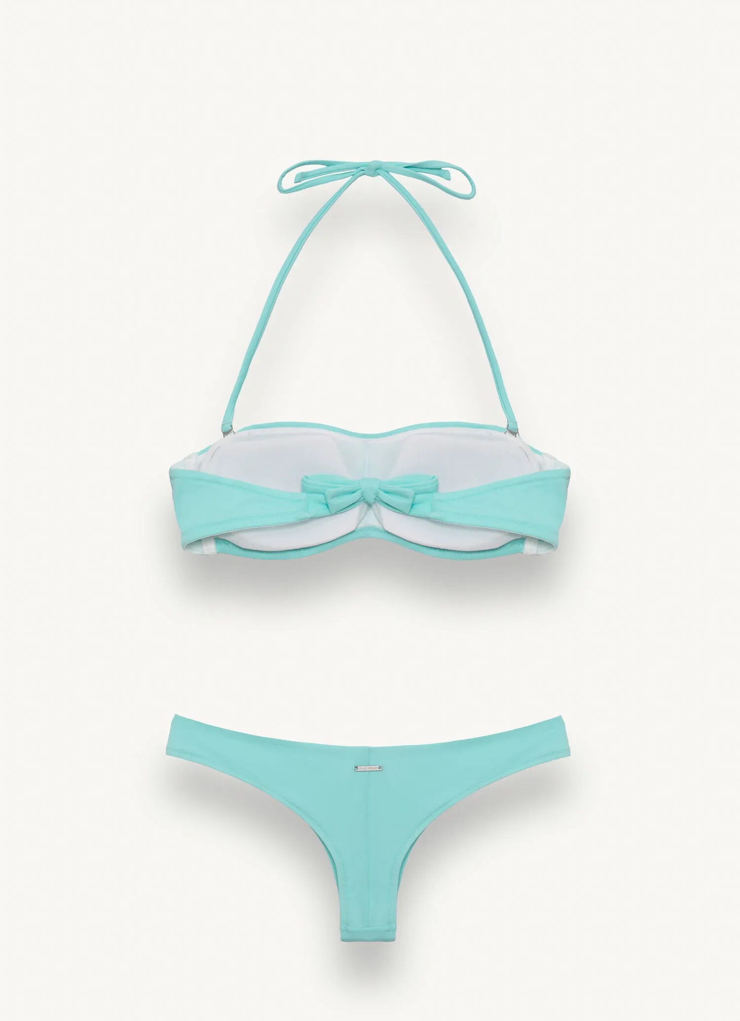 Bikini with removable shoulder straps