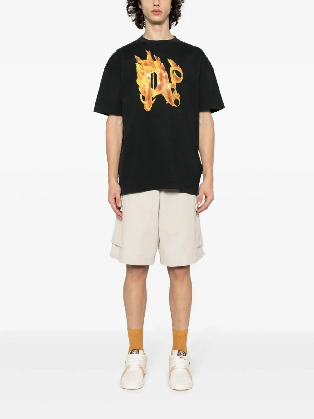 `Burning Monogram` T-Shirt