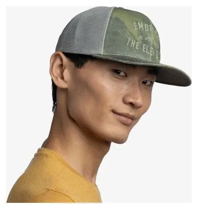 Cappello Trucker Buff Explore Grigio/Verde