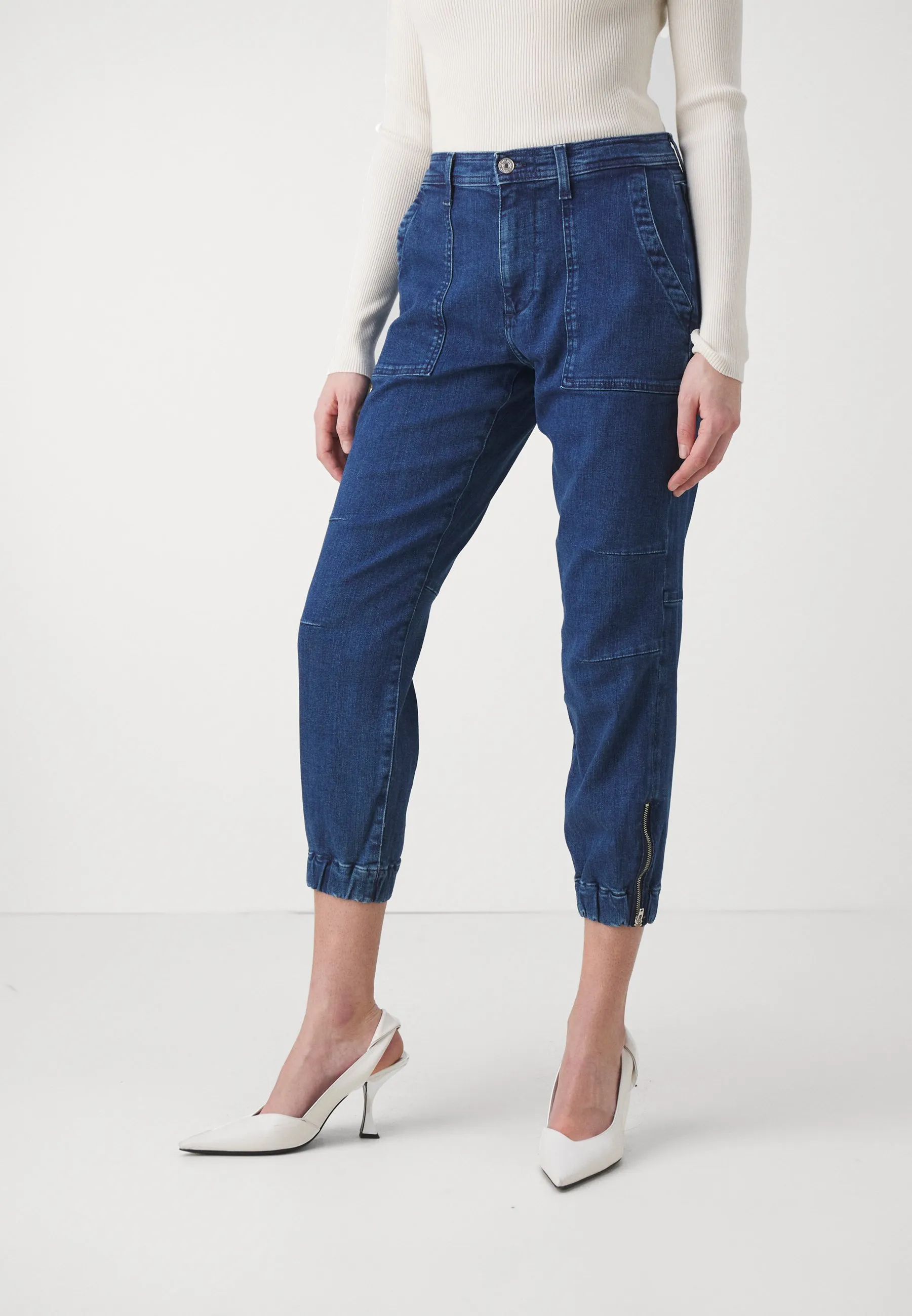 DARTED BOYFRIEND SLILSA - Jeans Tapered Fit