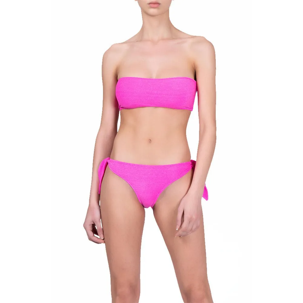 Effek Bikini Fascia Lurex Fucsia Donna