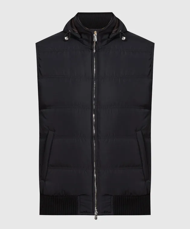 Enrico Mandelli Gilet in piumino nero A7T7784209