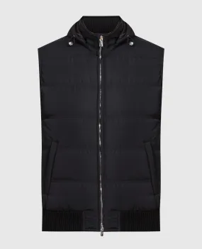 Enrico Mandelli Gilet in piumino nero A7T7784209