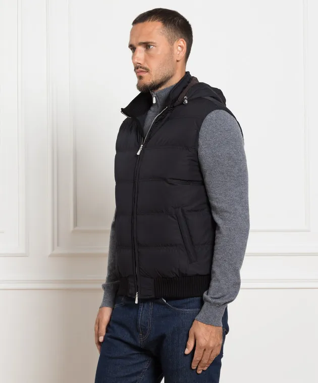 Enrico Mandelli Gilet in piumino nero A7T7784209