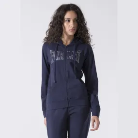 EVERLAST   donna    Felpa basic con cappuccio col. 4000