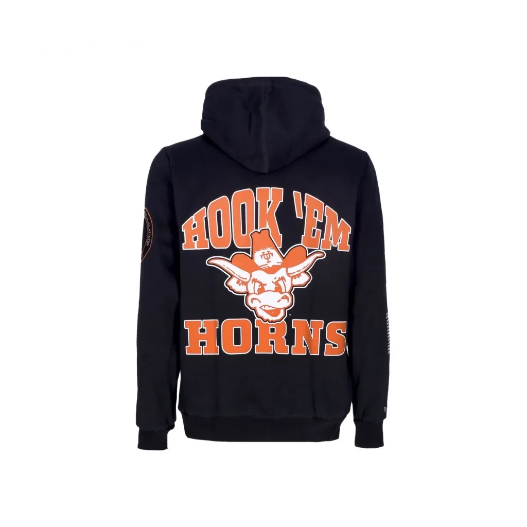 felpa cappuccio uomo ncaa team origins fleece hoodie texlon BLACK