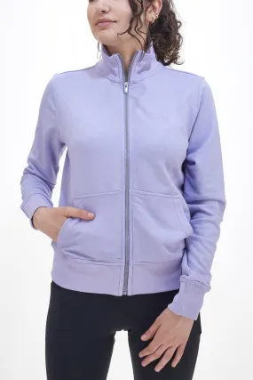 Felpa Skechers The Hoodless Hoodie Diamond Jacket Lilla