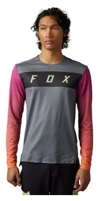 Fox Flexair Arcadia Long Sleeve Jersey Grey