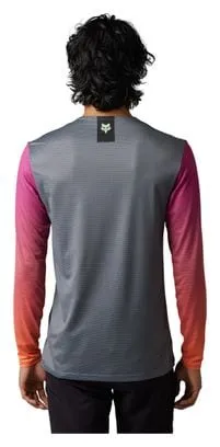 Fox Flexair Arcadia Long Sleeve Jersey Grey