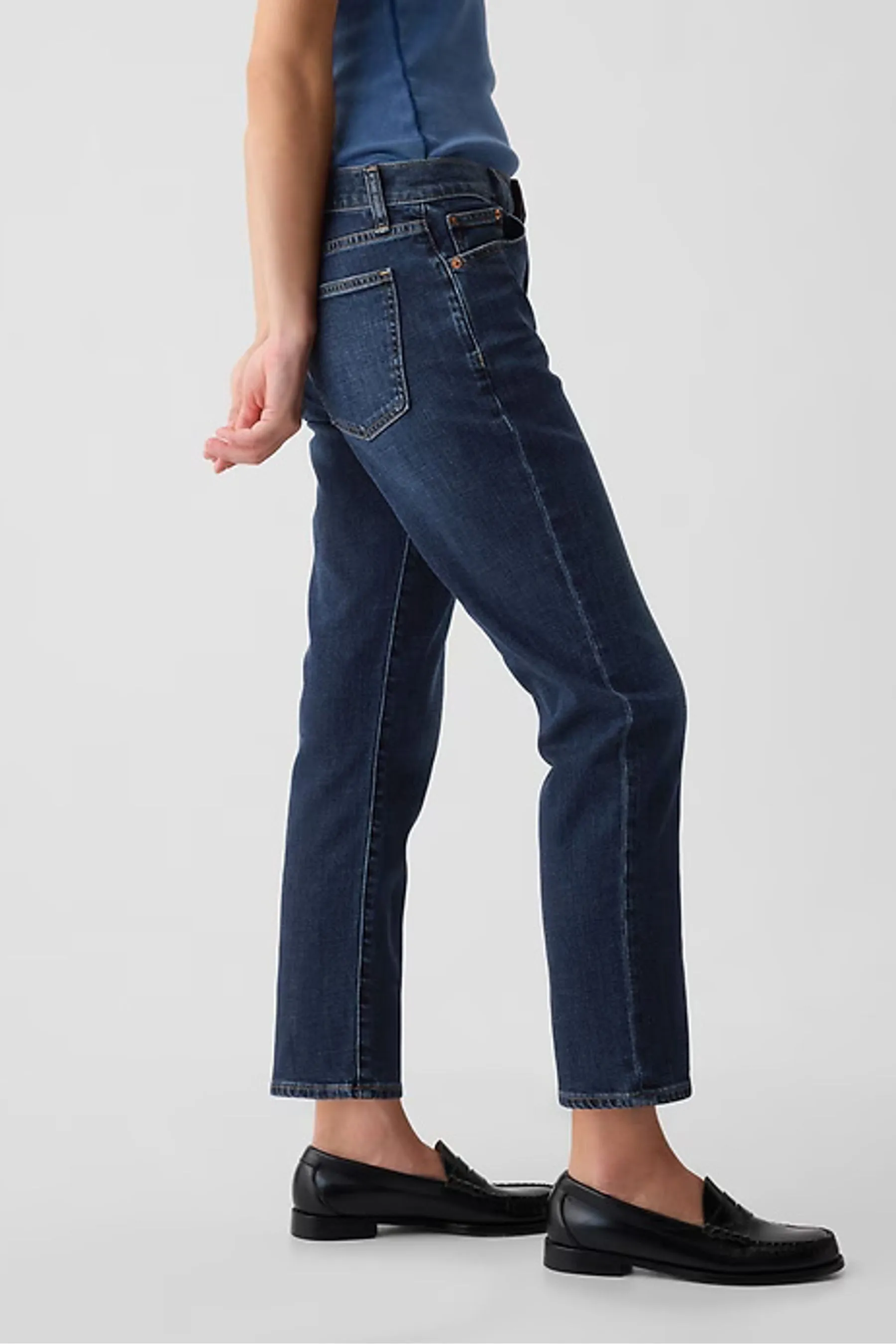 Gap - girlfriend Jeans a vita medio alta    