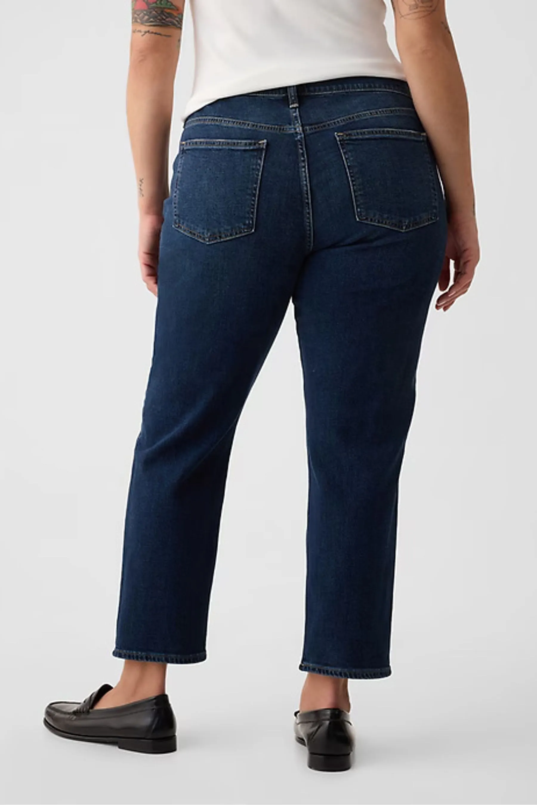 Gap - girlfriend Jeans a vita medio alta    