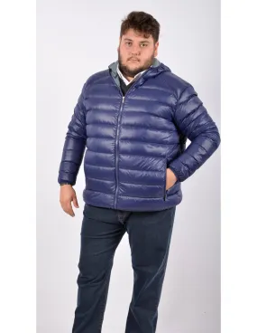 Giubbino 100 grammi blu winter xf con cappuccio