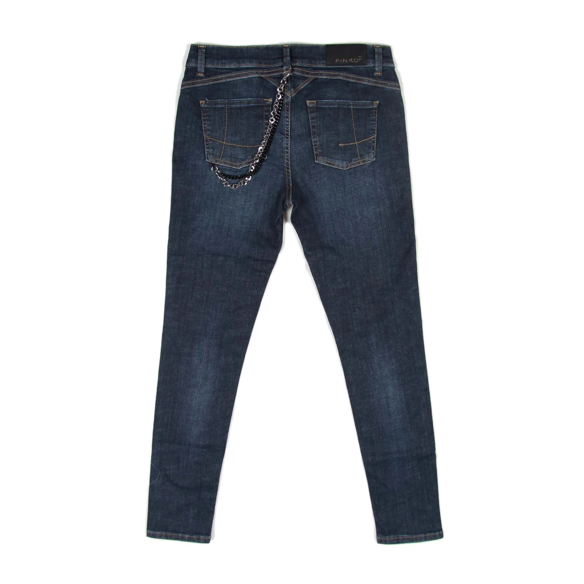 Jeans Flora Iperskinny Bambina Blu Scuro