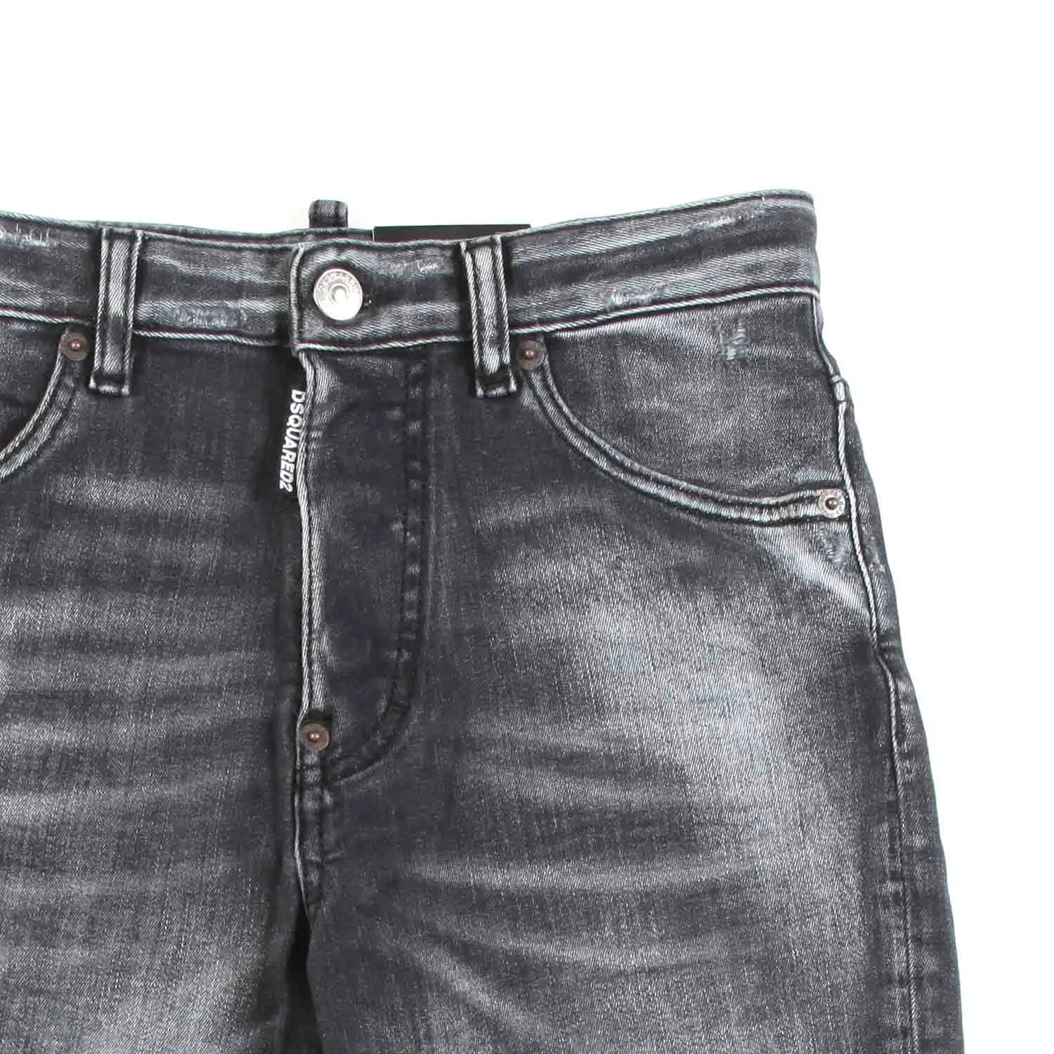 Jeans Stone Washed Grigio Bambino E Teen