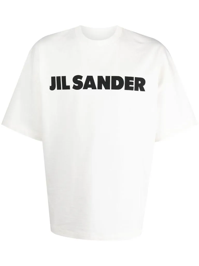 jil sander T-shirt con logo