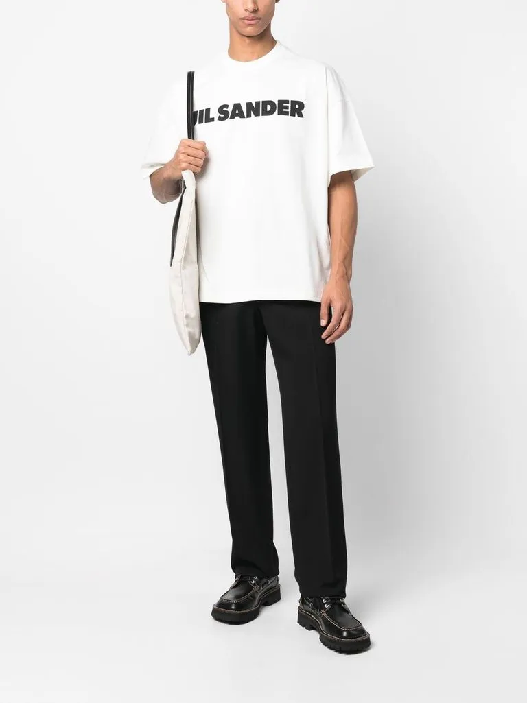 jil sander T-shirt con logo