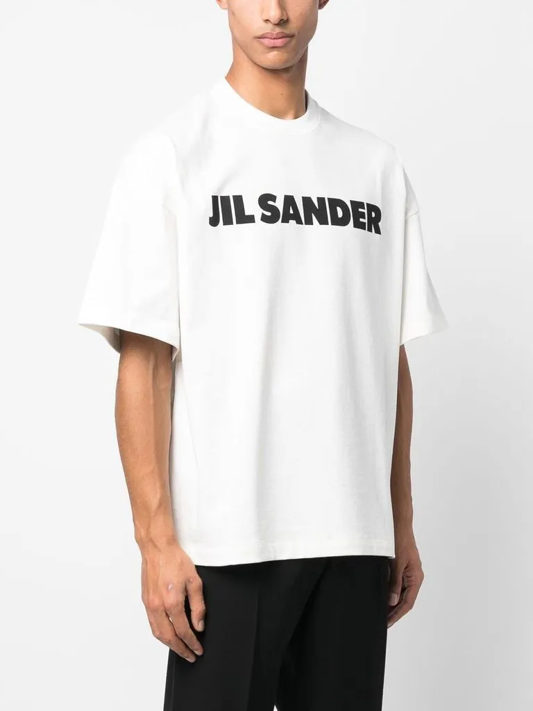 jil sander T-shirt con logo