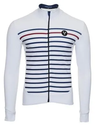 LeBram Ventoux Long Sleeve Jersey Limited Edition White Blue Bordeaux