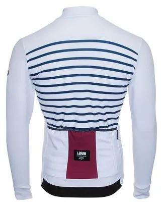 LeBram Ventoux Long Sleeve Jersey Limited Edition White Blue Bordeaux