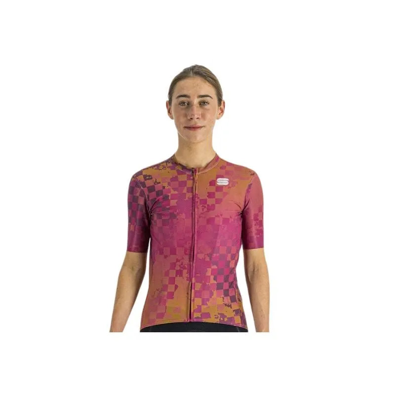 Maglia da ciclismo SPORTFUL Rocket Jersey (CYCLAMEN LIQUORICE) donne