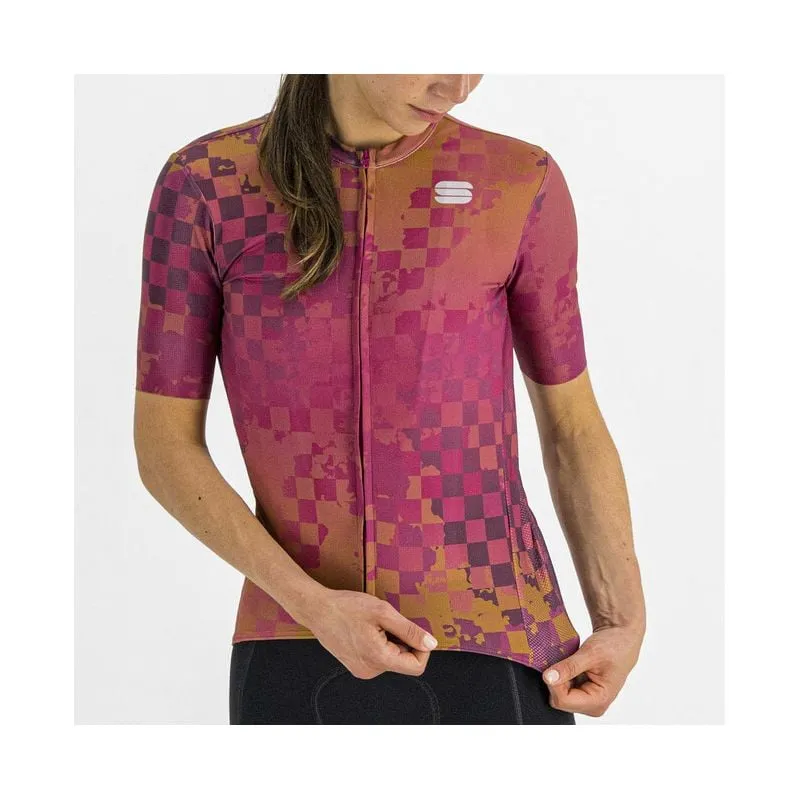 Maglia da ciclismo SPORTFUL Rocket Jersey (CYCLAMEN LIQUORICE) donne