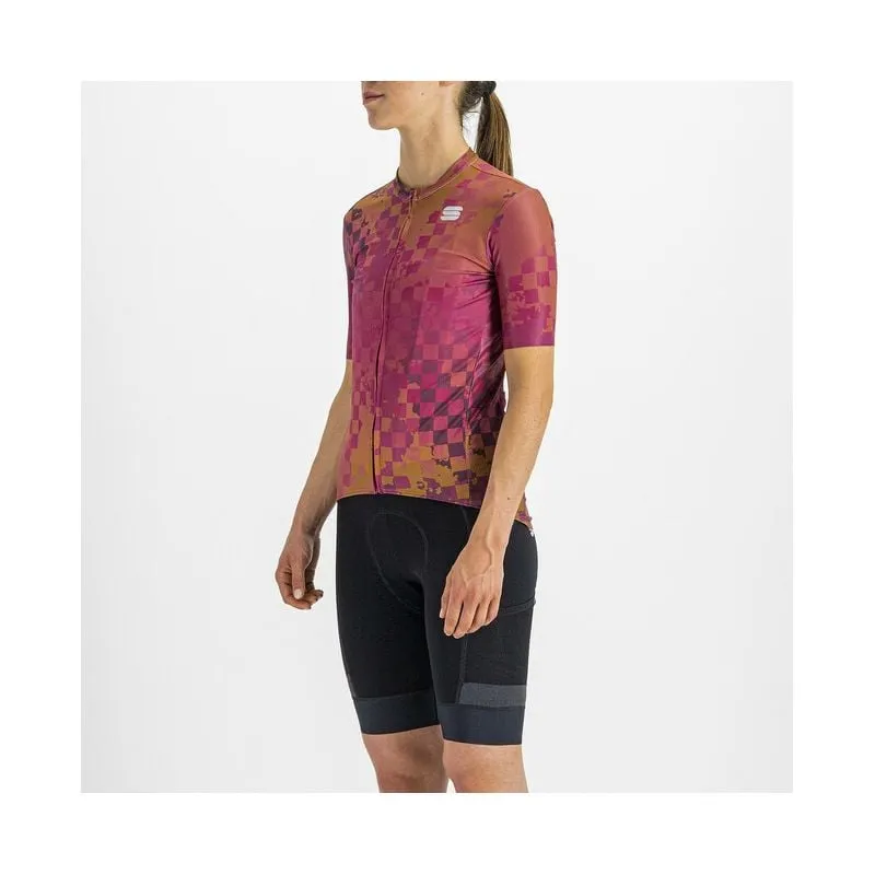 Maglia da ciclismo SPORTFUL Rocket Jersey (CYCLAMEN LIQUORICE) donne