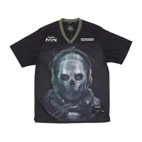 maglietta uomo ghost jersey x call of duty BLACK