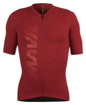 Mavic Aksium Short Sleeve Jersey Bordeaux