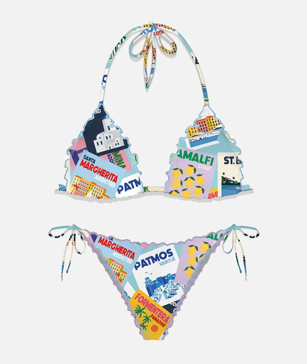 MC2 SAINT BARTH DONNA--Bikini triangolo Postcards