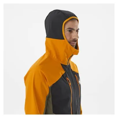 Millet M White Shield Softshell Jacket Orange/Khaki