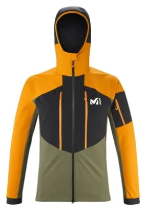 Millet M White Shield Softshell Jacket Orange/Khaki