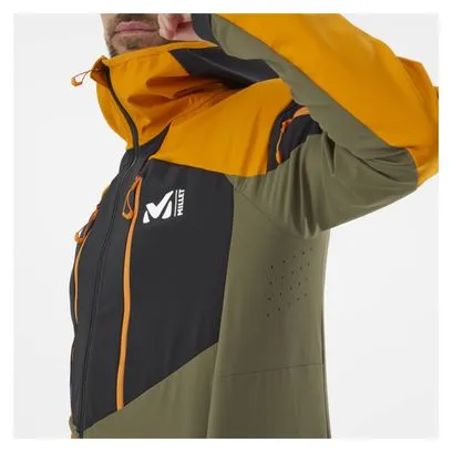 Millet M White Shield Softshell Jacket Orange/Khaki