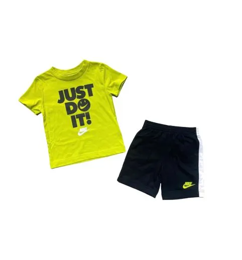 Nike Coordinato lime e nero Bambino