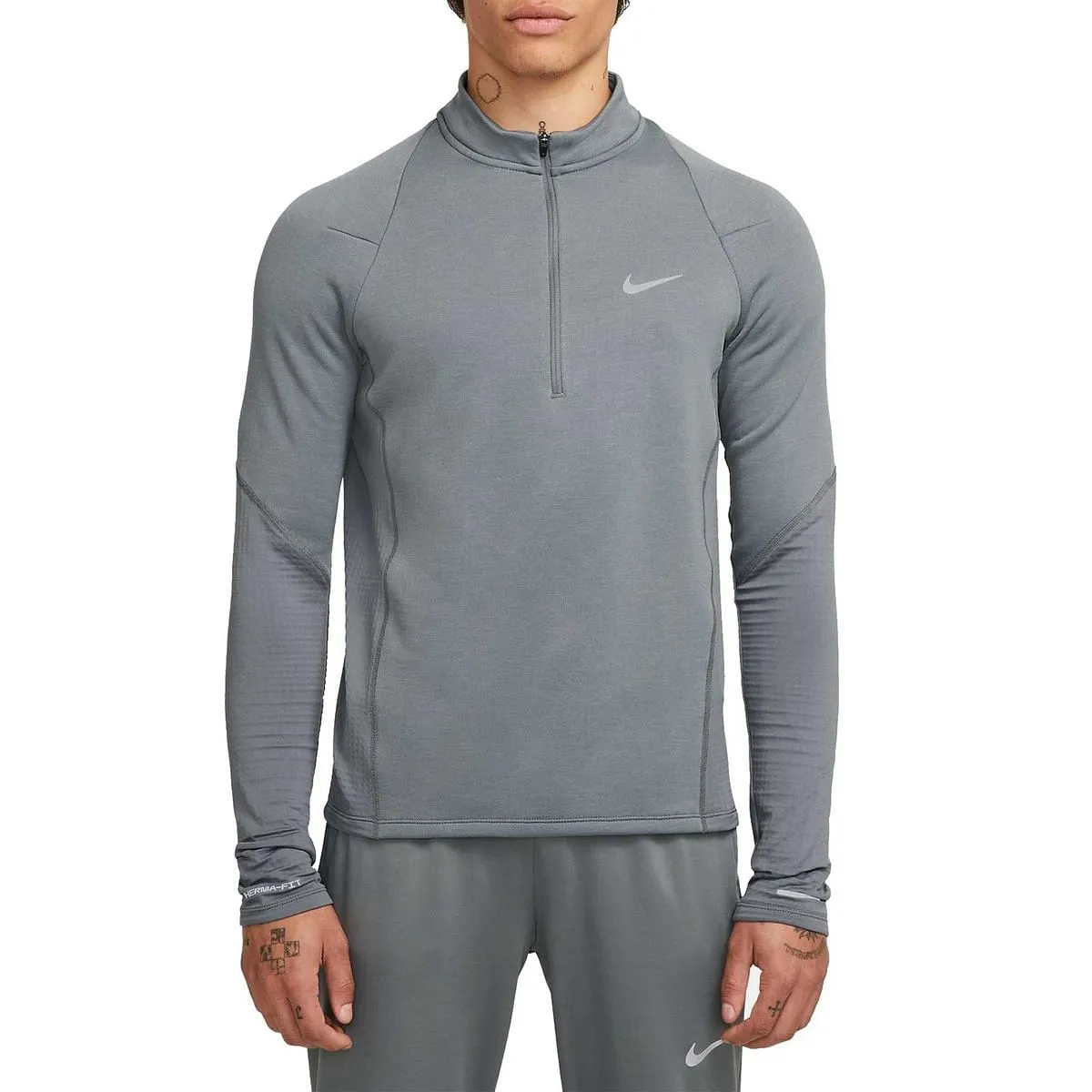      NIKE MAGLIA MANICA LUNGA 1/2 ZIP THERMA-FIT REPEL ELEMENT  