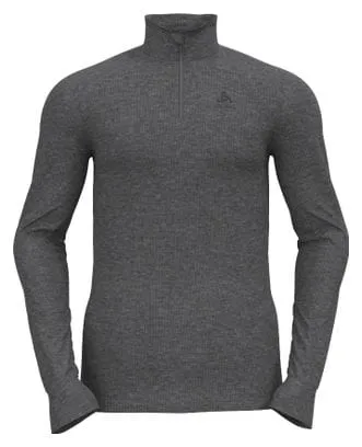 Odlo Active Warm Eco Grey 1/2 Zip Long Sleeve Jersey