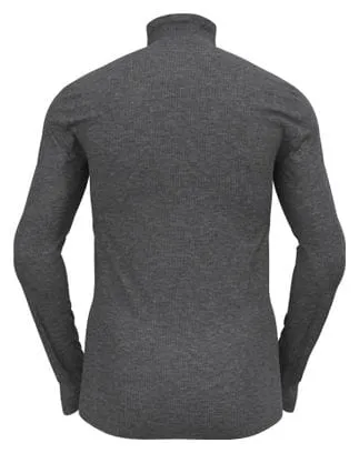 Odlo Active Warm Eco Grey 1/2 Zip Long Sleeve Jersey