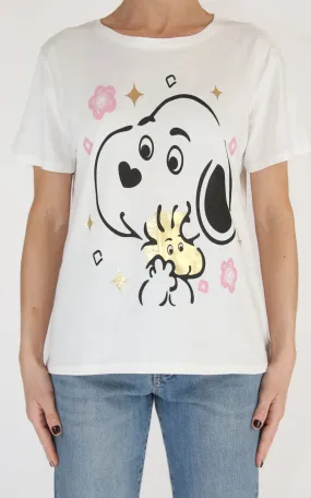 Off-on – T-shirt regular – Snoopy/ woodstock