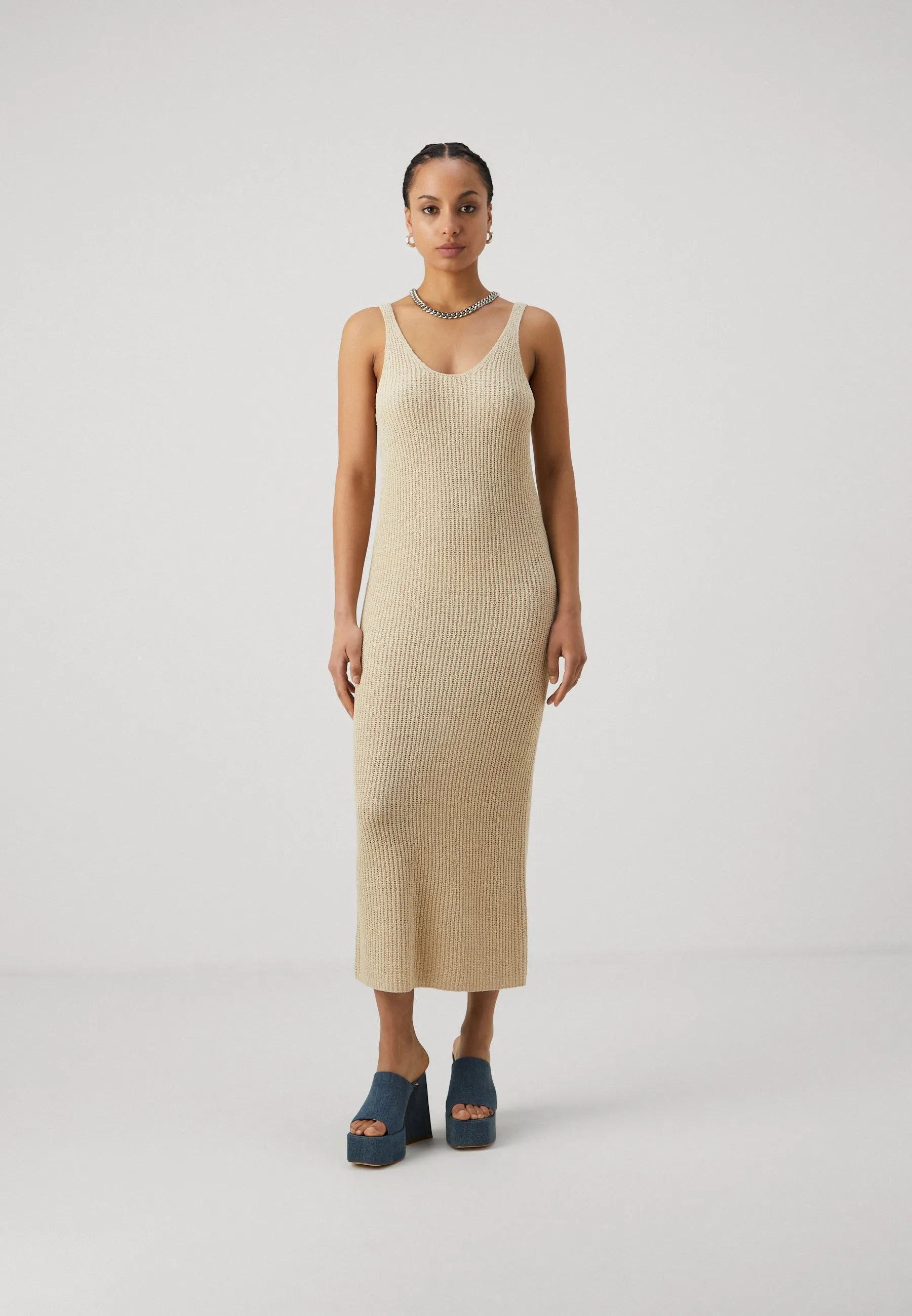 ONLSUNNY V NECK DRESS  - Abito in maglia