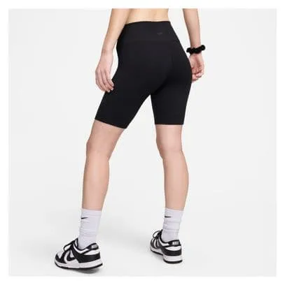 Pantaloncini da ciclismo Nike One High Rise 8in Black Bibtights