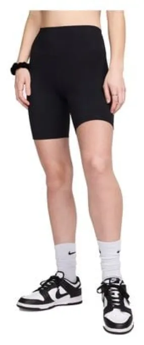 Pantaloncini da ciclismo Nike One High Rise 8in Black Bibtights