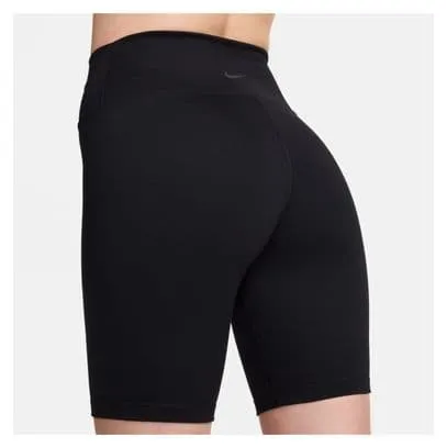 Pantaloncini da ciclismo Nike One High Rise 8in Black Bibtights