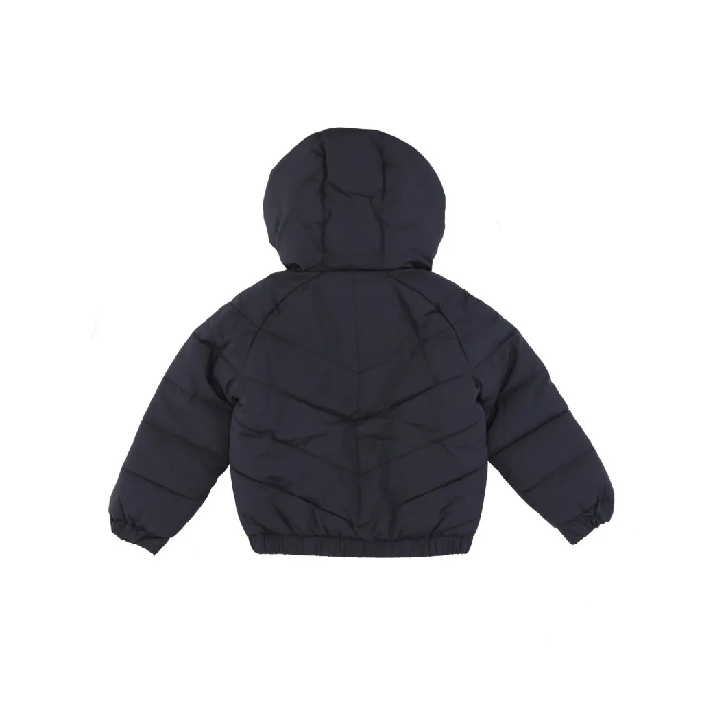 piumino bambino synfil hooded jacket BLACK