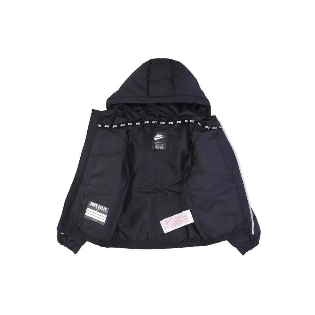 piumino bambino synfil hooded jacket BLACK